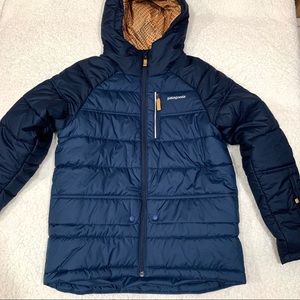 Patagonia Pine Grove Boys Puffer Jacket Blue